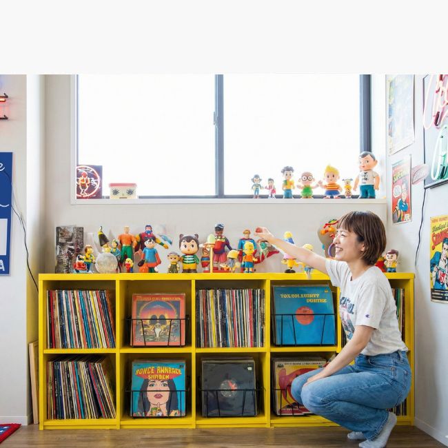 昭和レトロな収納家具　レコードラック レコードラック レコード 収納 棚 おしゃれ オーディオラック 木製 LP