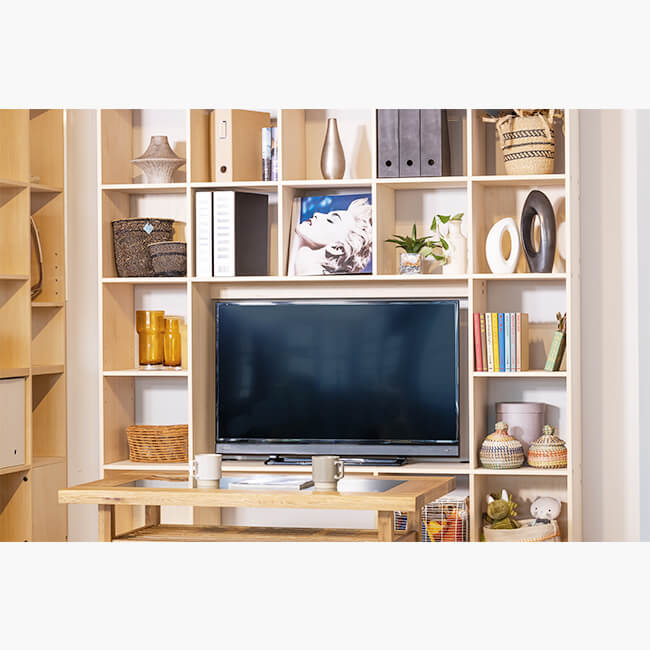 壁面収納 テレビ開口部付き | OSAMARU 家具・インテリアの公式通販サイト