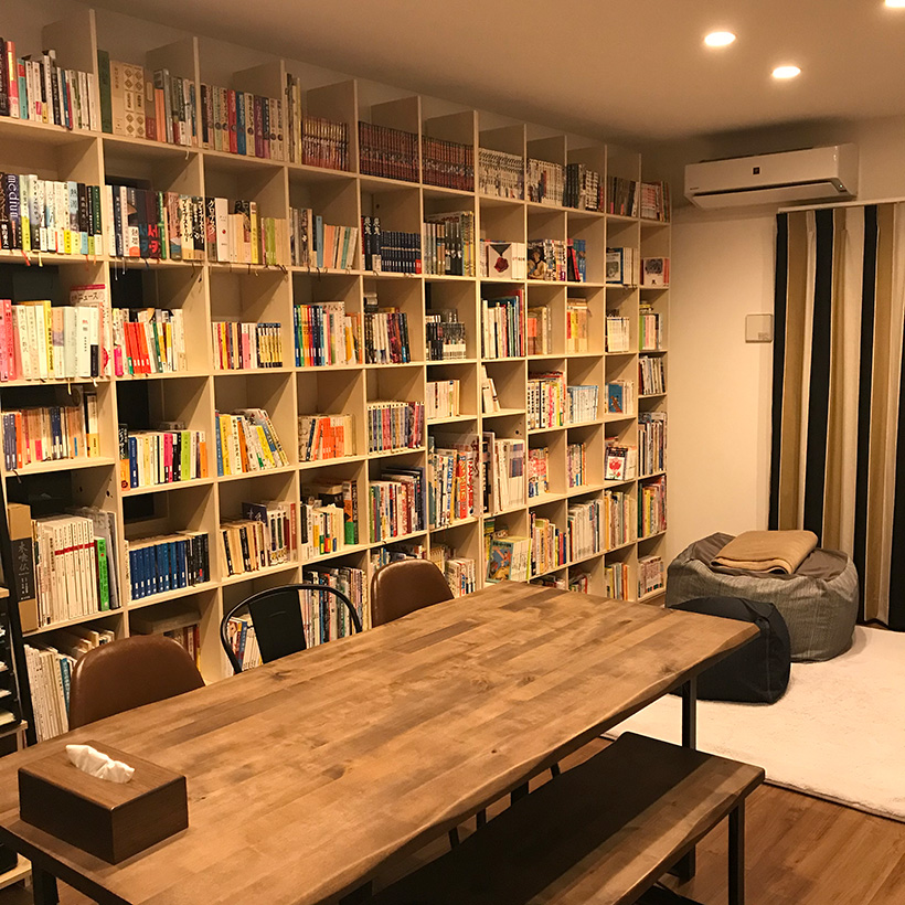 重たい漫画も安心してびっしり収納