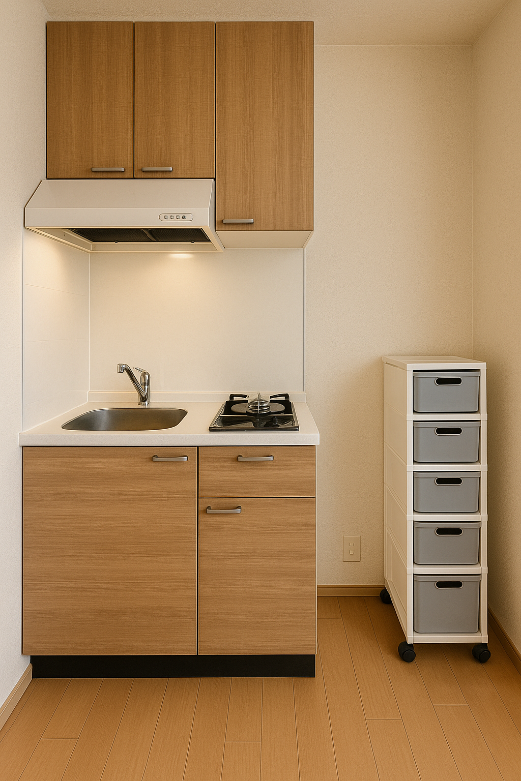 パントリースペースが無い場合はキッチンストッカーを使おう