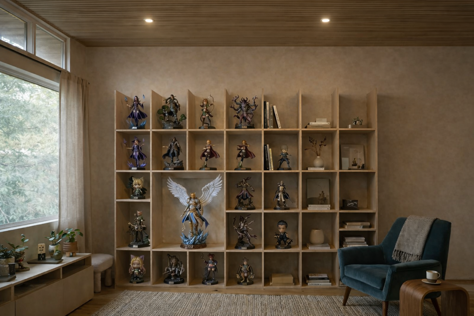 部屋別で考えるフィギュアの飾り方