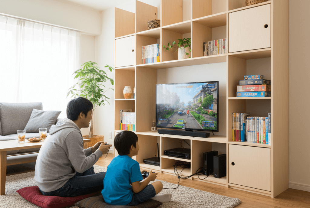 背面フリーでゴチャゴチャ配線も解決！