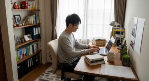 四畳半でもお洒落な書斎を作る方法