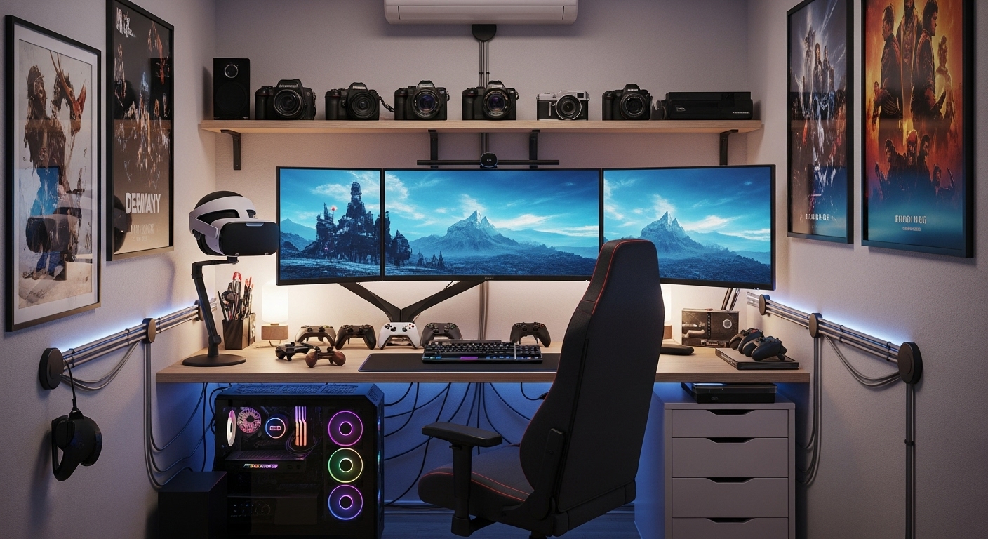 コード類は隠して整える