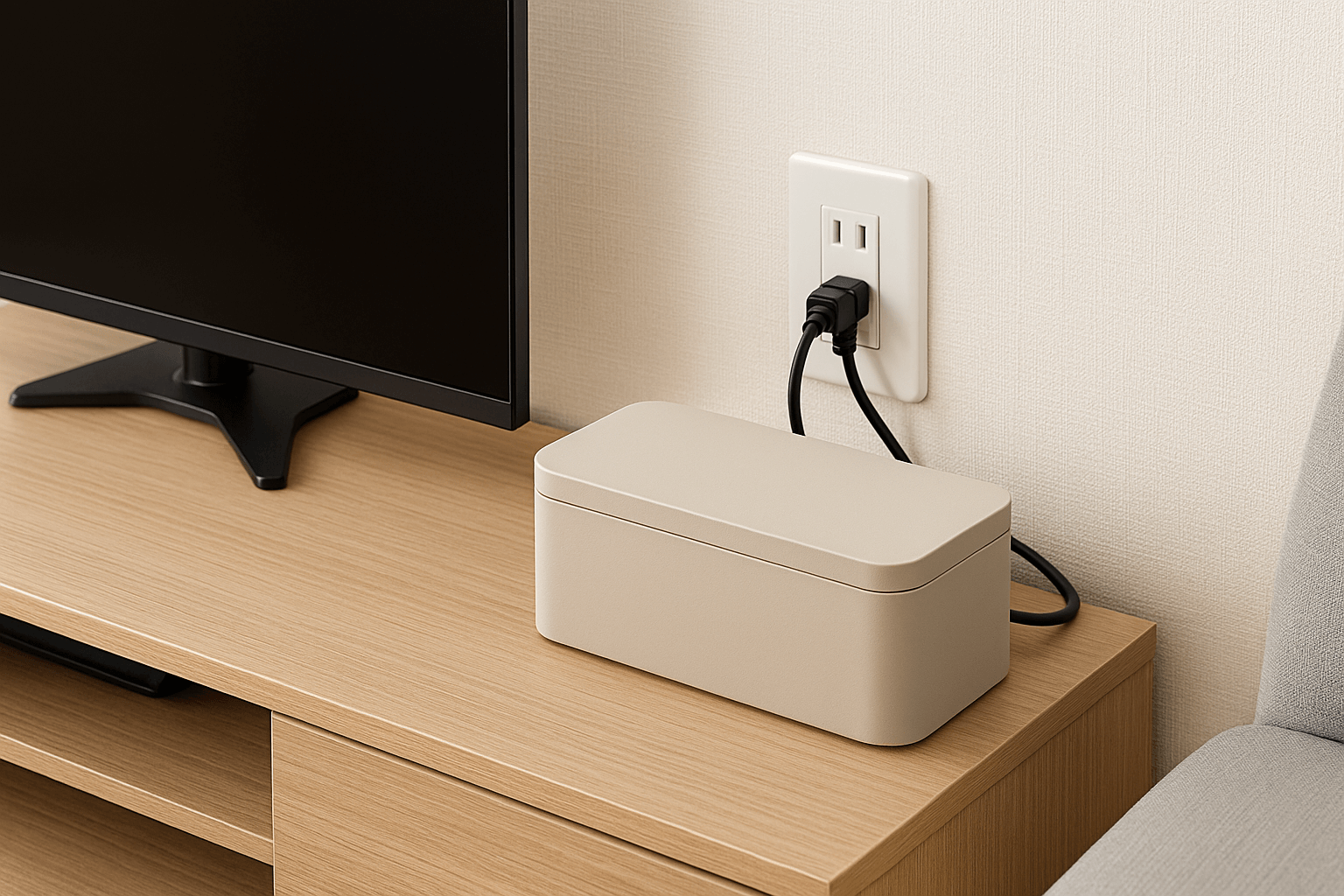 コンセント周りを整理するなら収納ボックス