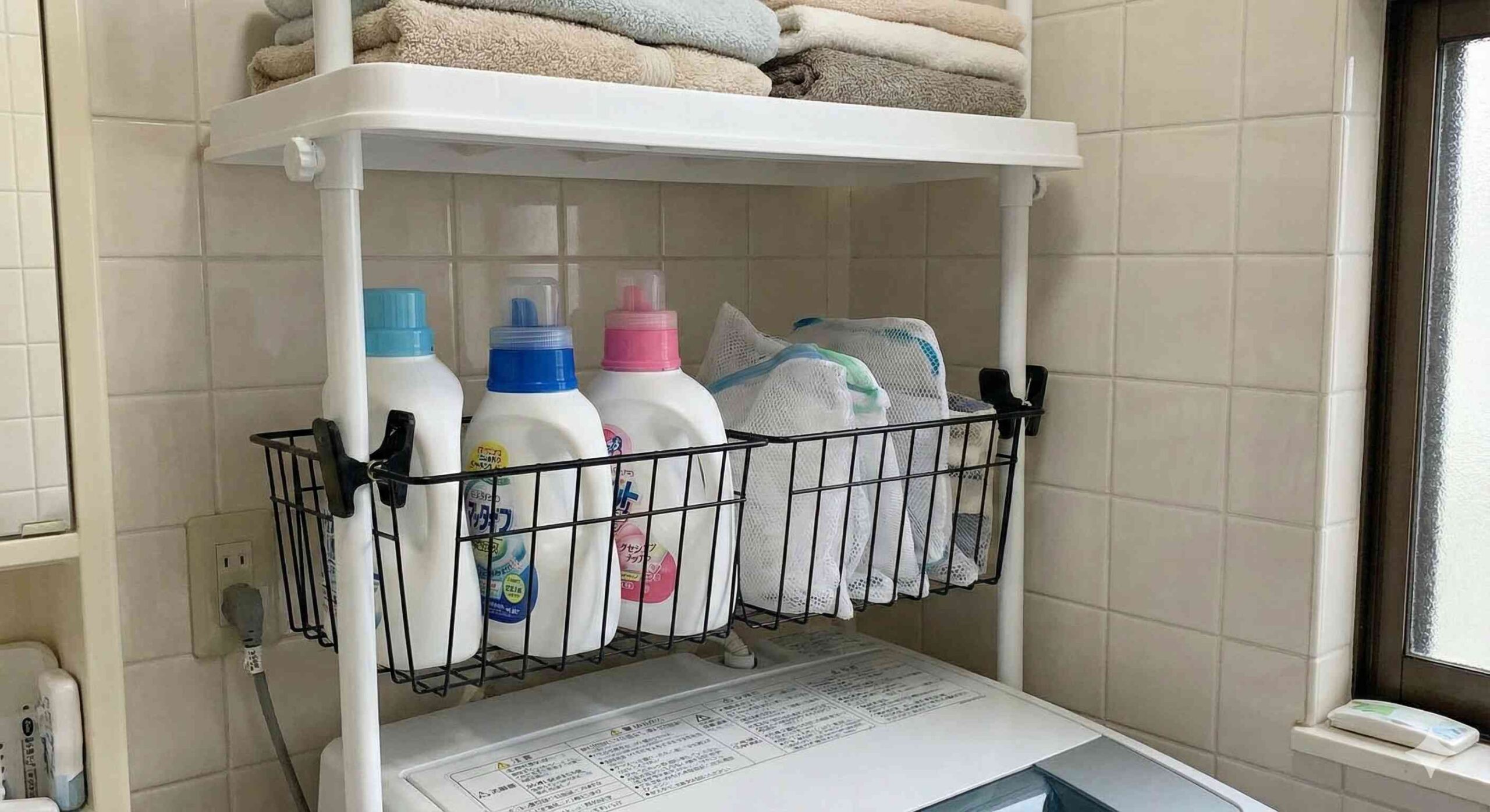 突っ張り棒×棚板