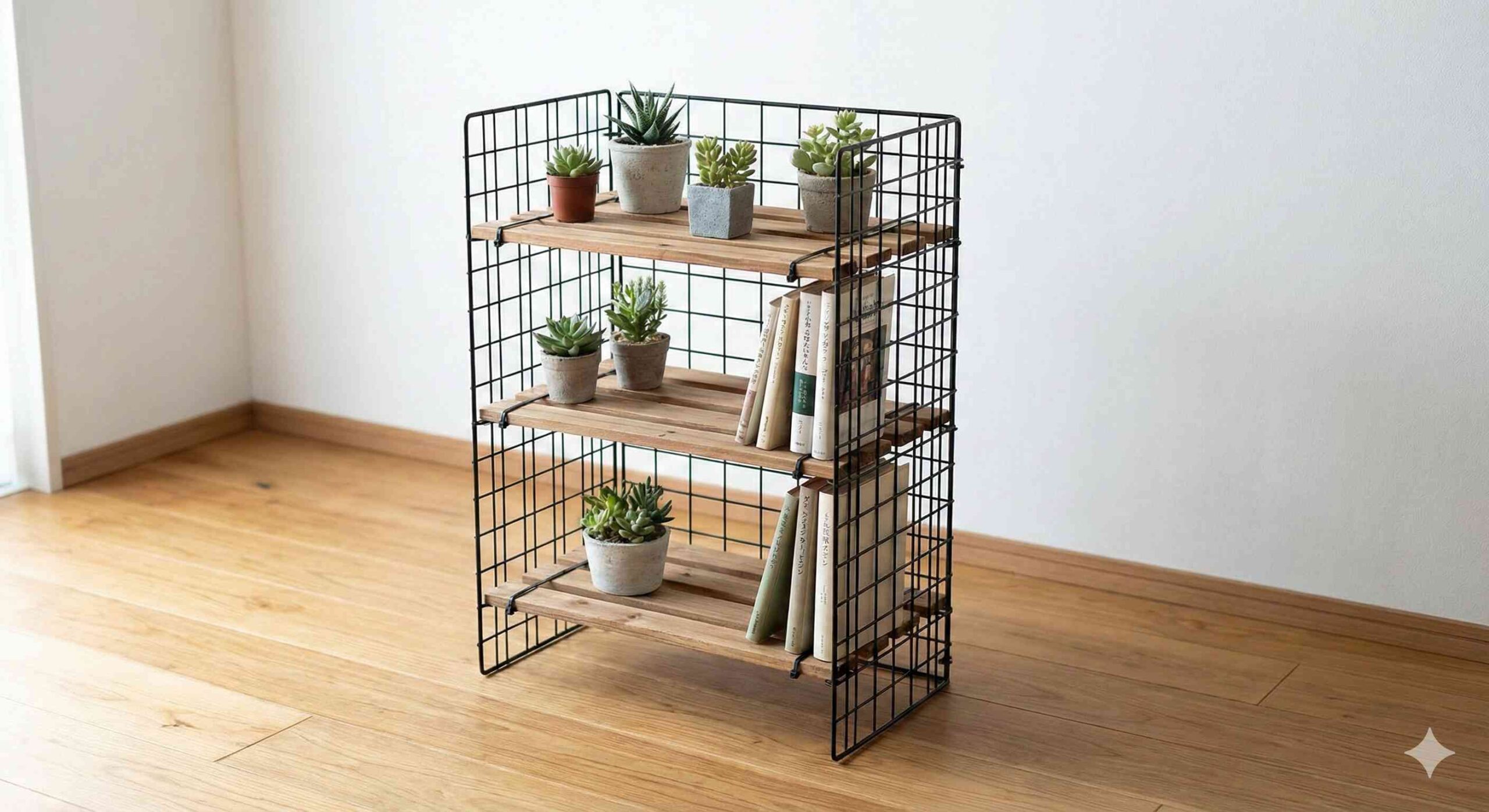 ワイヤー×すのこ