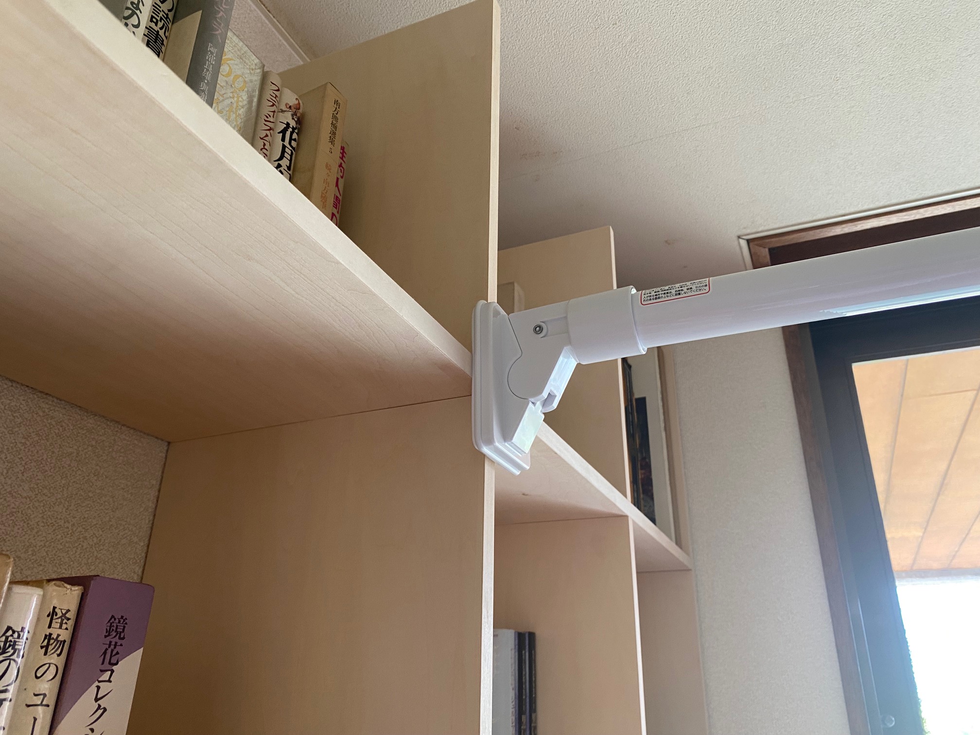 全集を収納した様子（壁面収納OSAMARU本棚0706・0707）