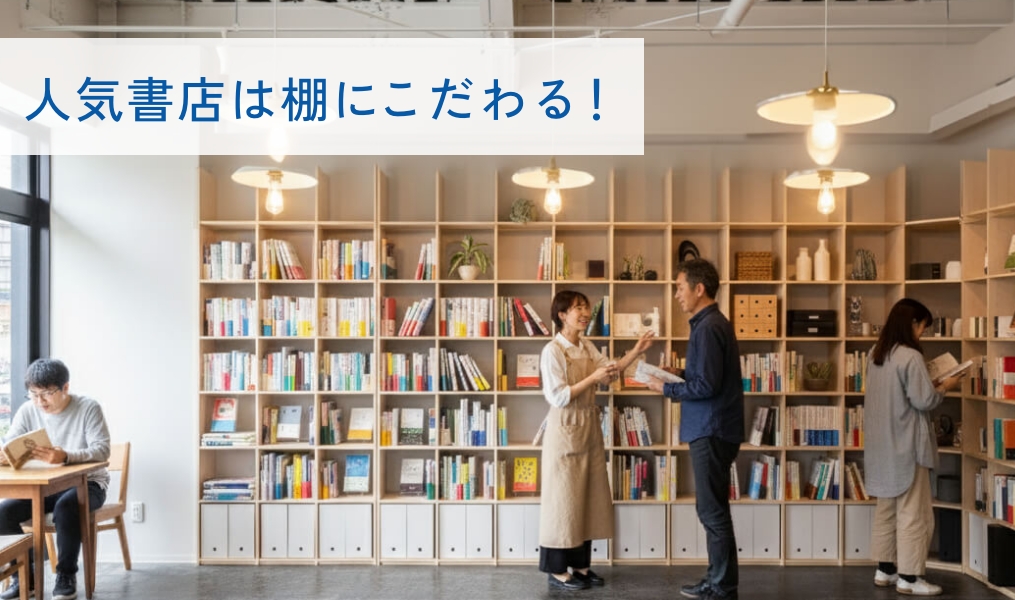 人気書店は棚にこだわる！本棚や陳列の方法とは