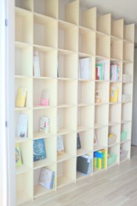 コマ数がたくさんの壁面収納