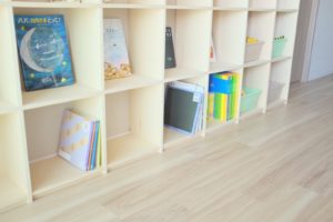 お子さまのお片づけスペース